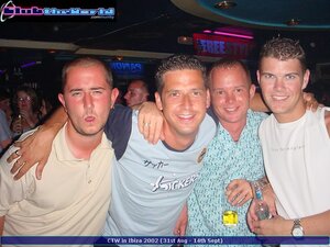 Kev, James, Paul & Dave - ClubTheWorld in Ibiza (31st August - 14th September 2002)