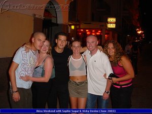 Andy Whitby, ClaireDC, James, SarahPVC, Freestyler & ? - Ibiza (June 2003)