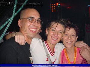 Tony, Maria & Lisa - Godskitchen Global Gathering (Saturday 26th July 2003)
