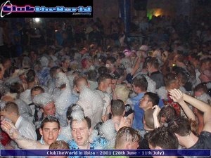 Foam Party @Eden, Ibiza (28th June - 11th July 2001)
