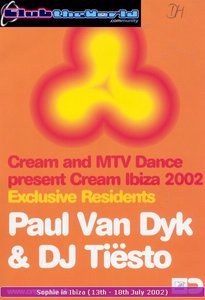 Paul Van Dyk & DJ Tiesto @Cream Ibiza 2002
