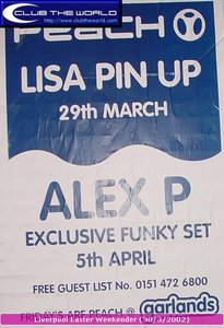 Lisa Pin Up & Alex P - Peach @Garlands (29th March 2002)