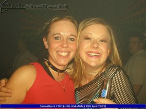 SarahPVC & LittleMissLoud - Damnation @H20, Wakefield (19th April 2003)