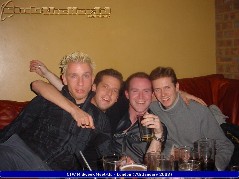ClubTheWorld Mid-Week Drinks @Yates Bar, London (7th January 2003)
