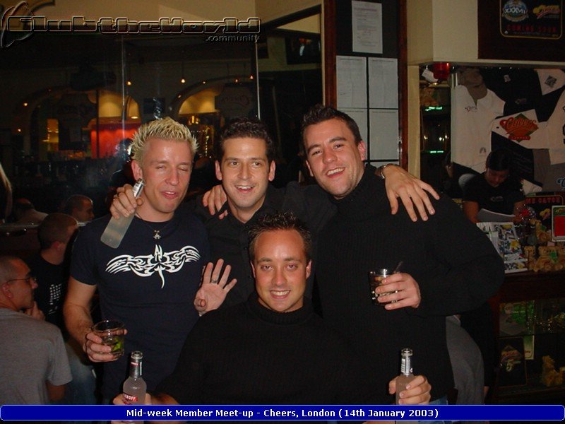 Photos: ClubTheWorld Mid-Week Drinks @Cheers, London (14th January 2003)