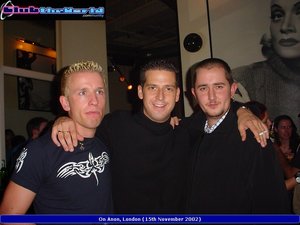 Ray, James & Kev - On-Anon, London (15th November 2002)