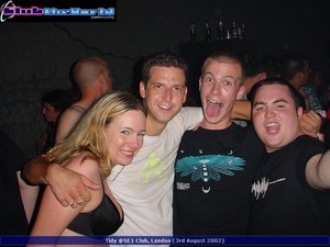 Claire, James, WubWub & Oddball - Tidy @SE1 Club, London (3rd August 2002)