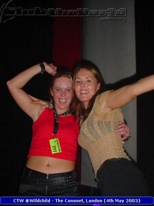 Sarah(PVC) & Sophie Sugar - WiLDCHiLD @The Coronet, London (4th May 2003)