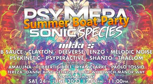PSYMERA Summer Boat Party (24th June 2023)