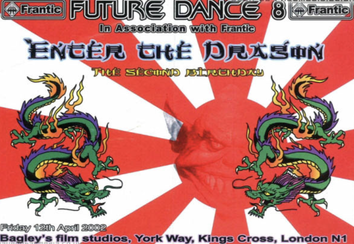 Future Dance 8 - Enter The Dragon - The Second Birthday @Bagleys, Kings Cross (Friday 12th April 2002)