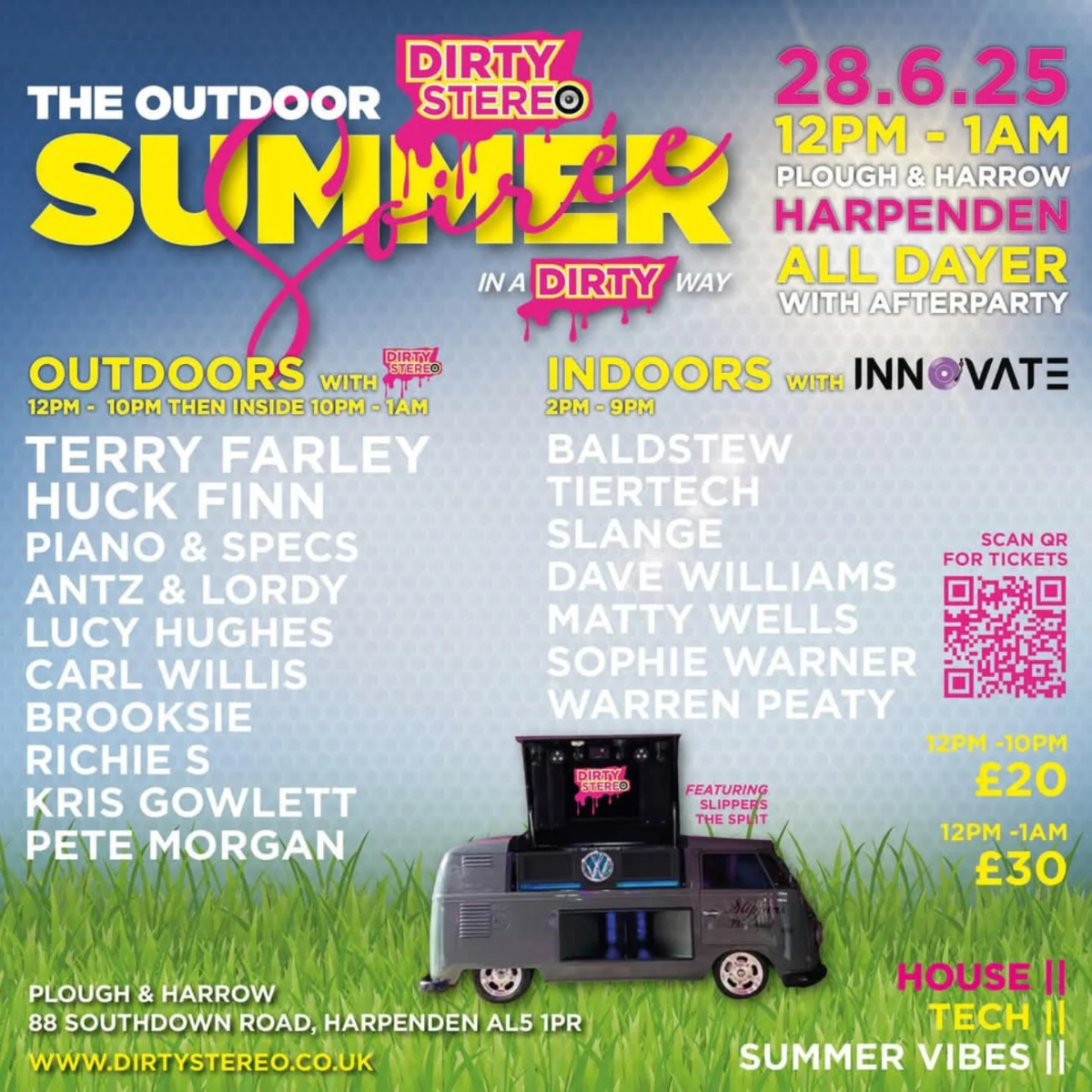 The Outdoor Dirty Stereo Summer Soirée