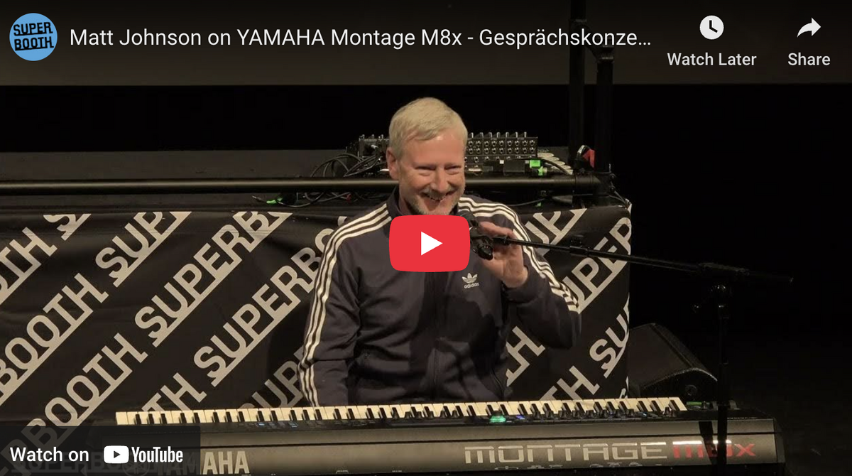 Matt Johnson On The Yamaha Montage M8x Synthesizer At Superbooth 2024