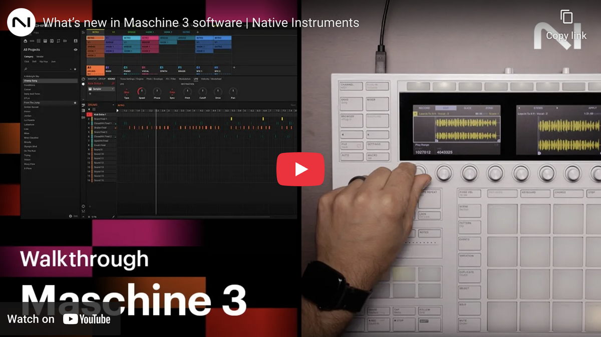 Native Instruments launches Maschine 3