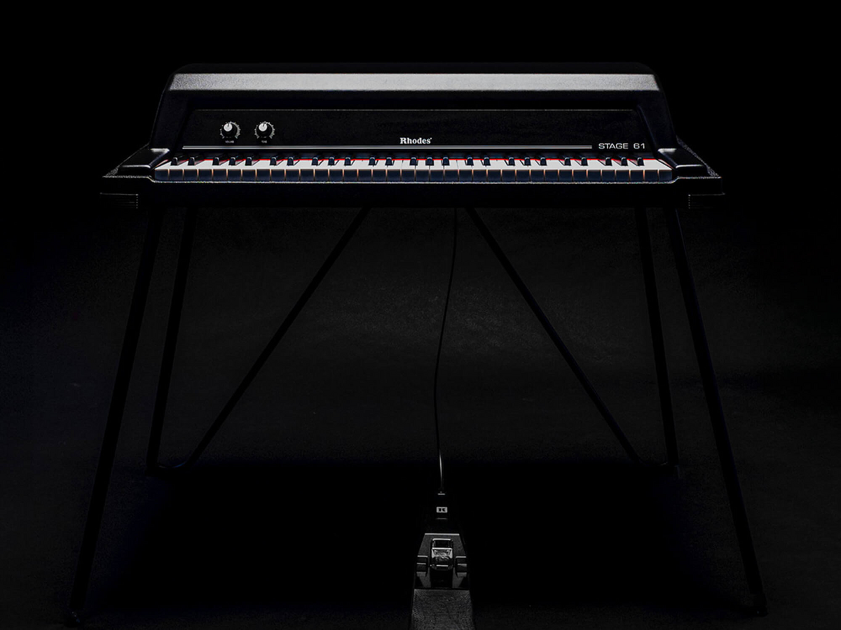 Rhodes unveils the Stage 61: A compact, gig-ready tine piano built for the modern musician.