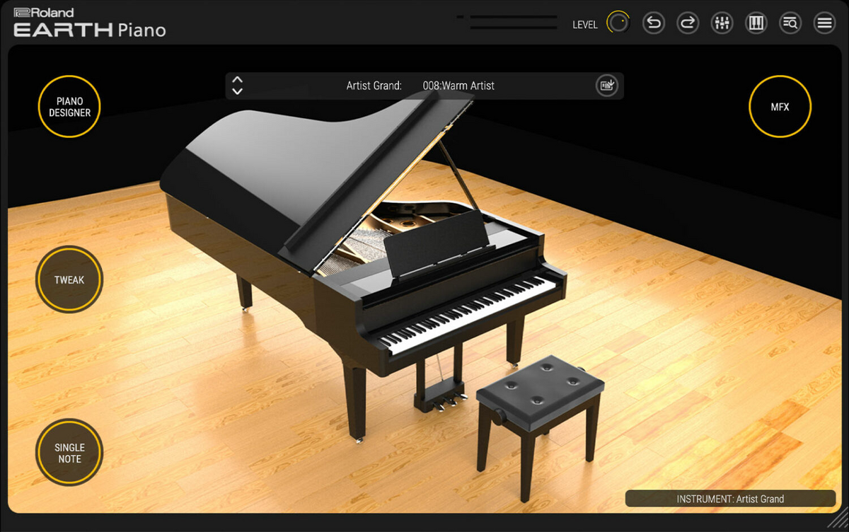 Roland EARTH Piano Software Instrument Debuts At 2025 NAMM Show