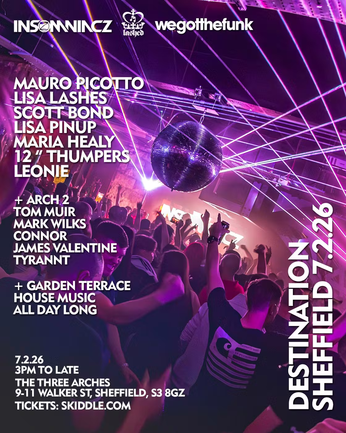 Insomniacz & Lashed Present Destination: Sheffield