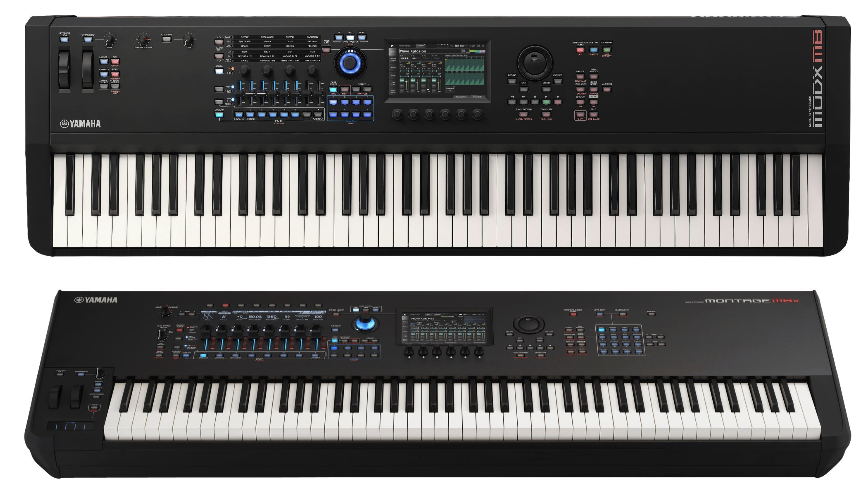 Yamaha MODX M8 vs Yamaha Montage M8X