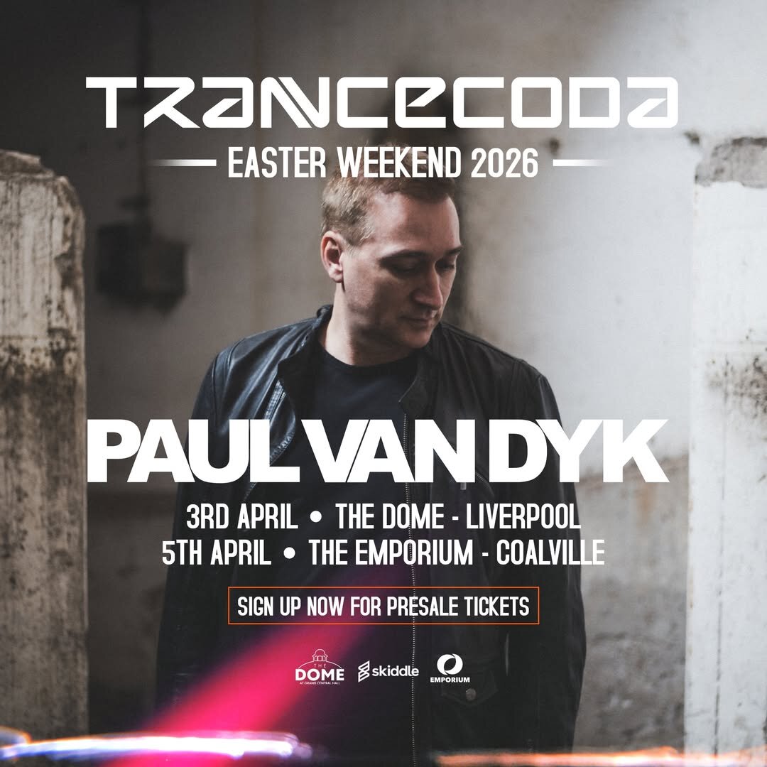 Trancecoda - Paul van Dyk Returns to the Emporium (Sunday 5th April 2026)