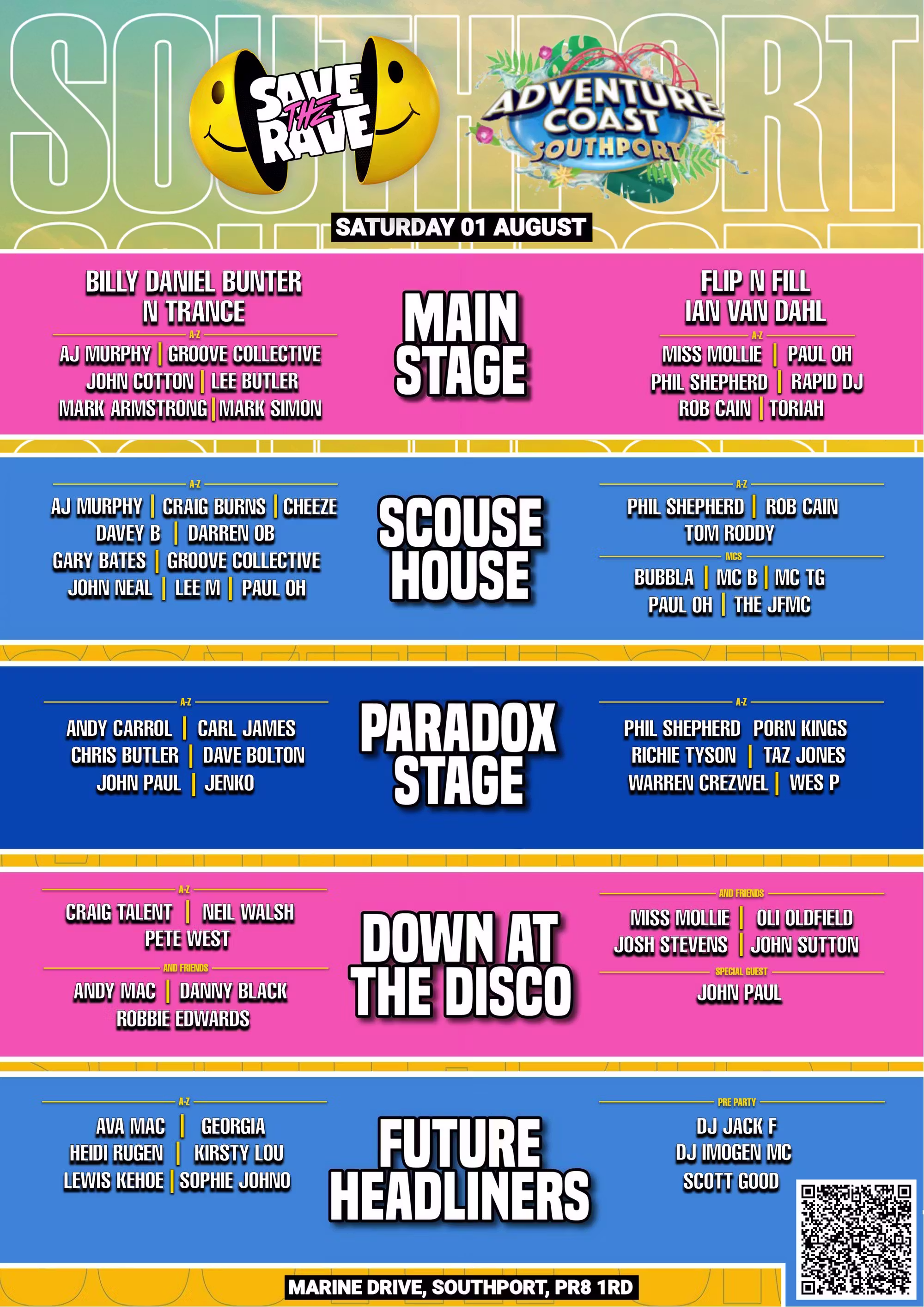 Save The Rave: Old Skool Outdoor Festival, Southport 2026