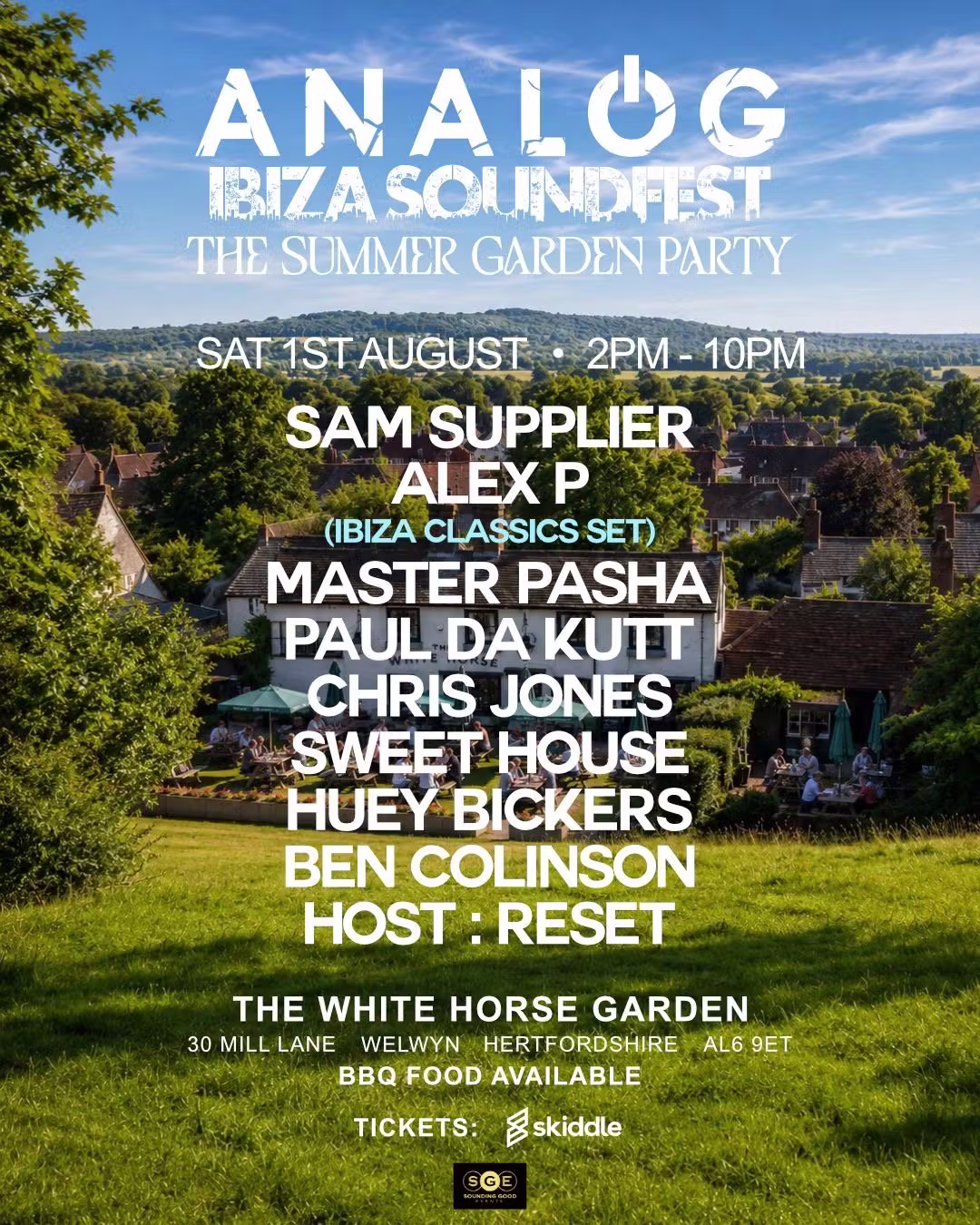 Analog & Ibiza Sound Fest 'SUMMER GARDEN PARTY'