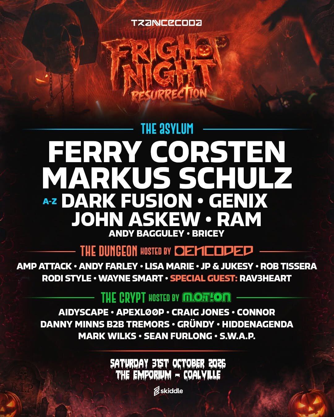 Trancecoda pres Fright Night: Resurrection