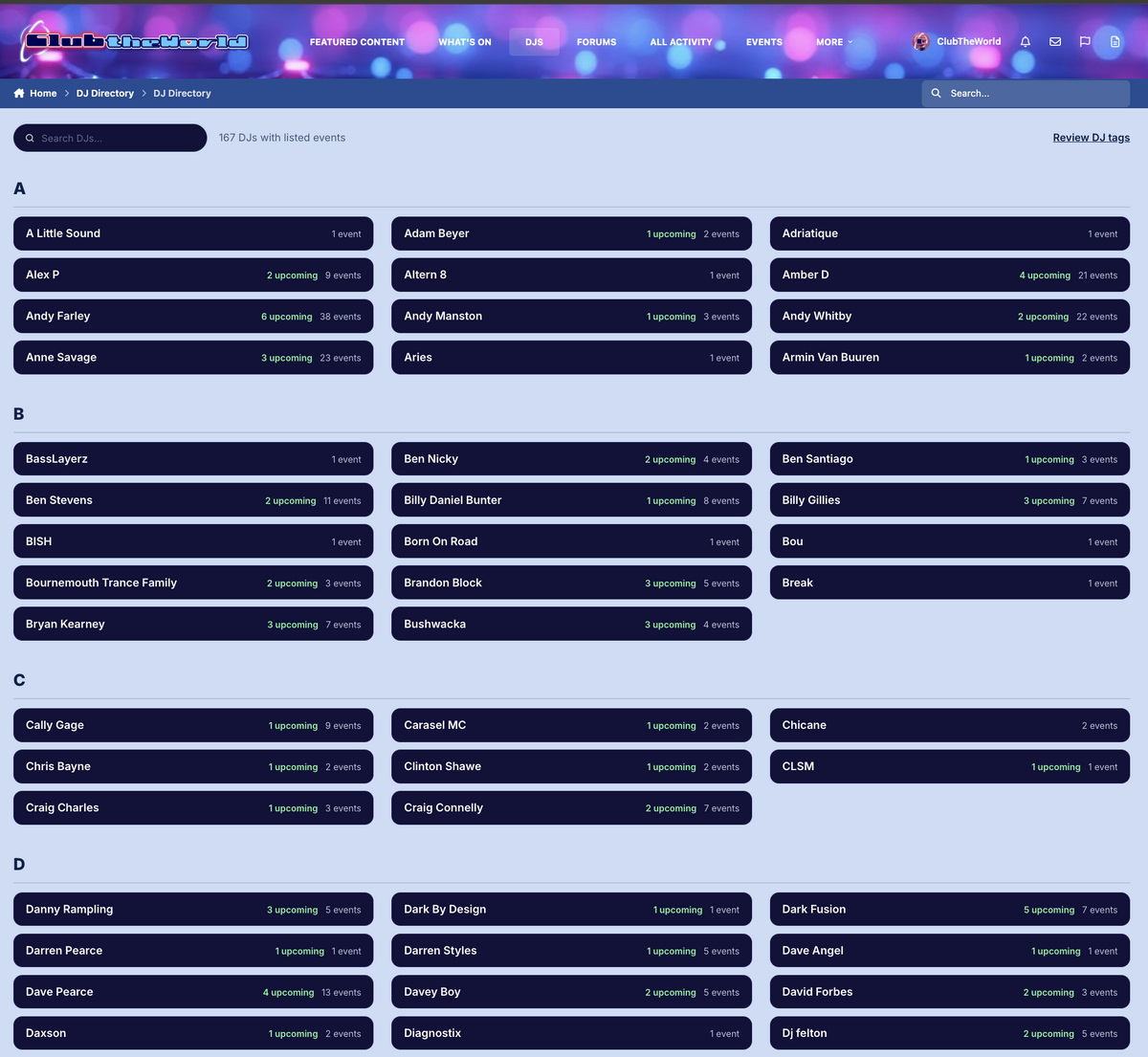 New: DJ Directory & Profile Pages 🎧